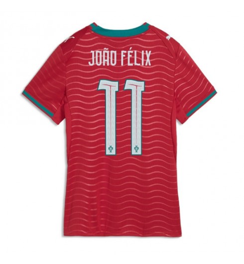 Portugalsko Joao Felix #11 Domácí Dres pro Dámské MS 2026 Krátký Rukáv Portugalsko Joao Felix #11 Domácí Dres pro Dámské MS 2026 Krátký Rukáv